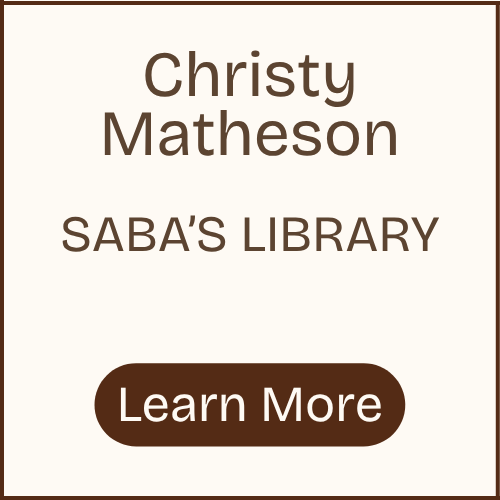 Author: Christy Matheson. Story: Saba's Library. Click to learn more.