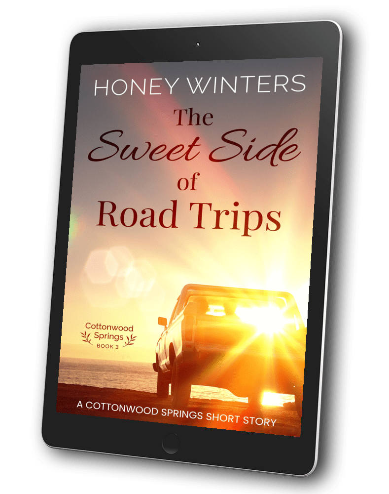 Book cover for The Sweet Side of Road Trips. Click for information.