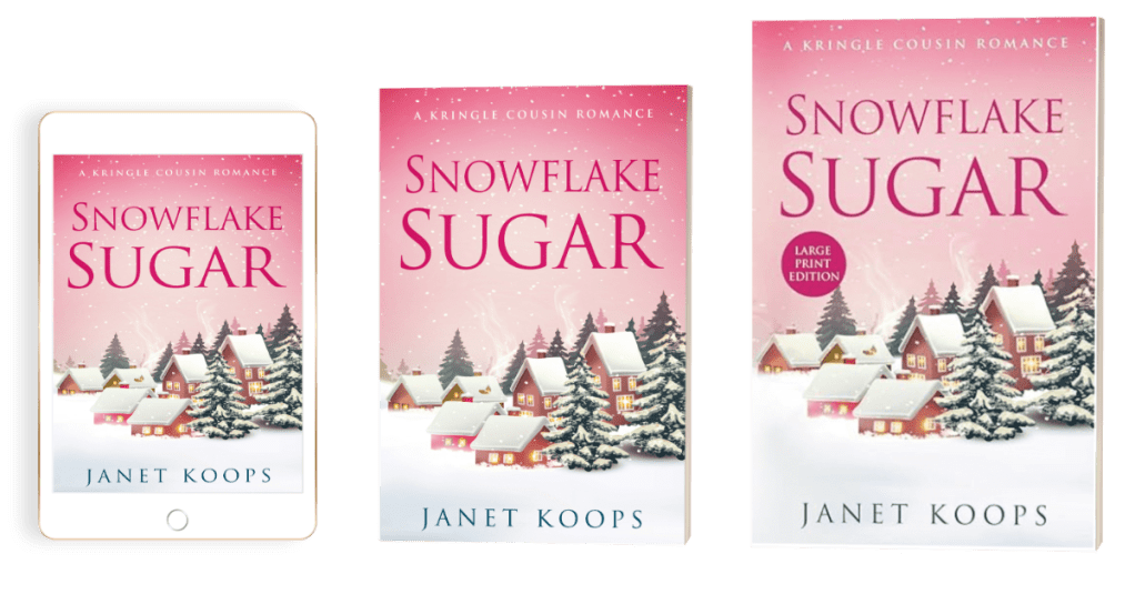 Book Cover for Snowflake Sugar in ebook, print, and large print editions. Click to purchase.